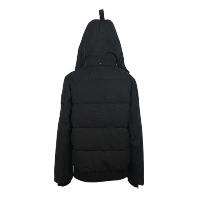 Moose Knuckles Contrast-Pocket Hooded Parka – Colour Block | Canadian Down