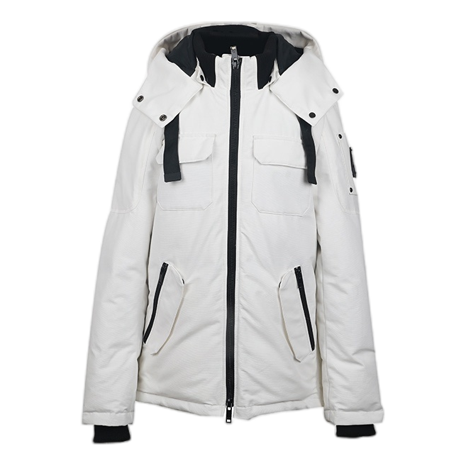 Moose Knuckles Contrast-Pocket Hooded Parka – Extreme Cold | Canadian Down