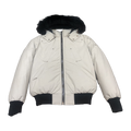 Moose Knuckles Men’s Ballistic Bomber – Shearling Collar & Cuffs | Black