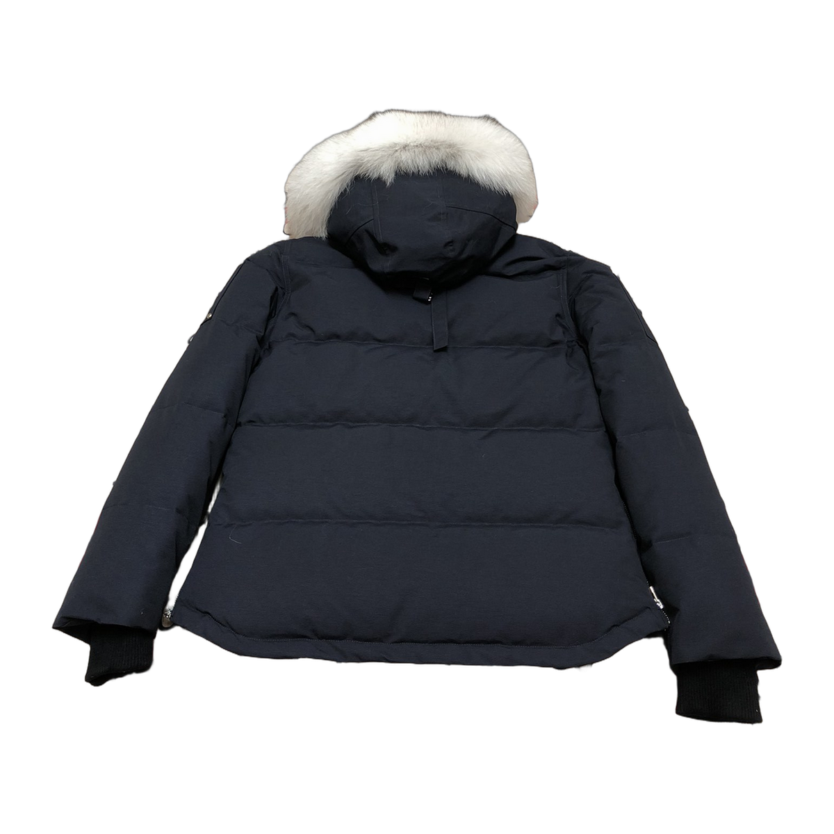 Moose Knuckles Women’s Original Shearling-Trim 3Q Jacket – Navy