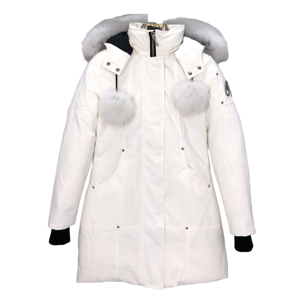 Moose Knuckles Stirling Parka – White Fur Trim | Pom-Pom