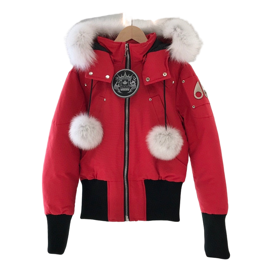 Moose Knuckles Debbie Bomber – Coyote Fur Collar | Canadian Down