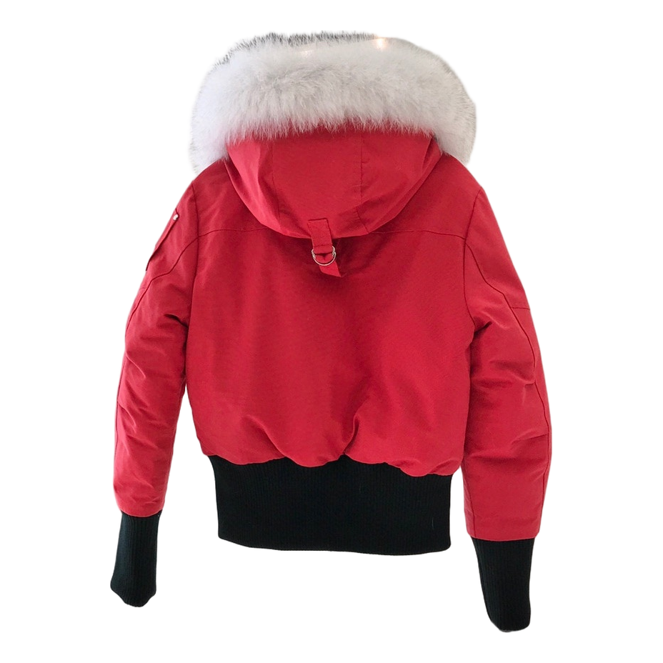 Moose Knuckles Debbie Bomber – Coyote Fur Collar | Canadian Down