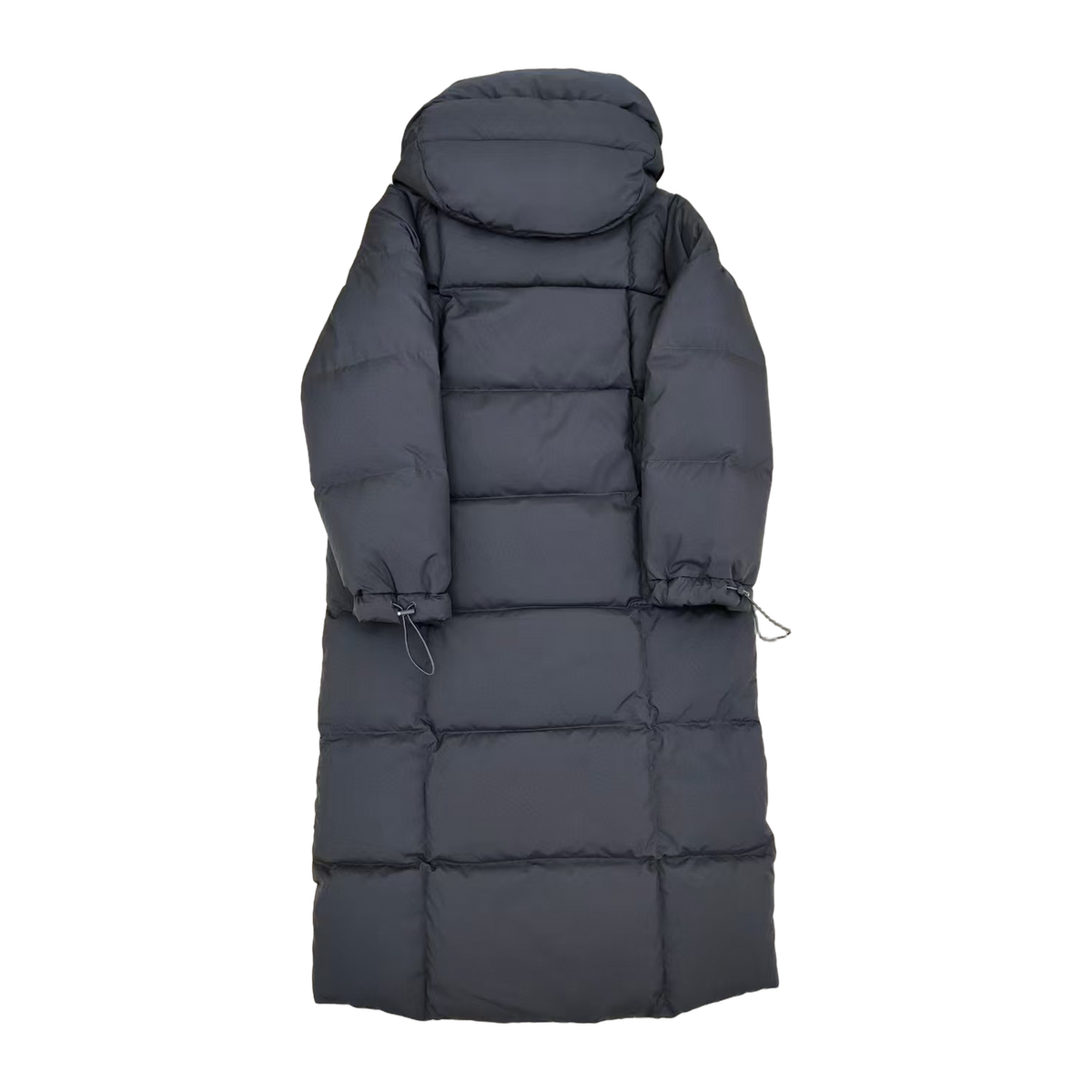 New Balance Long Puffer Coat – Hooded | Black