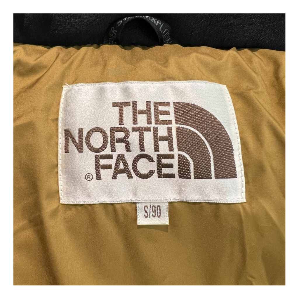 The North Face Colour-Block Long Puffer Coat – Hooded | Tan