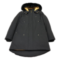 Moose Knuckles Gold-Lined Long Parka – Fur Trim | Black