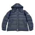 Moncler Sleeve-Pocket Hooded Puffer – Navy | Premium Down