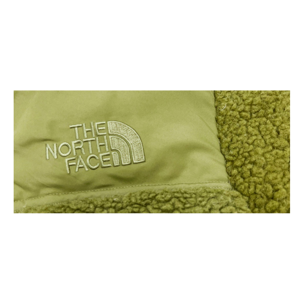 The North Face Fleece-Panel Puffer Jacket – Stand Collar | Olive