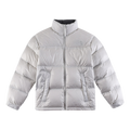 The North Face Contrast-Panel Puffer Jacket – Stand Collar | Two-Tone
