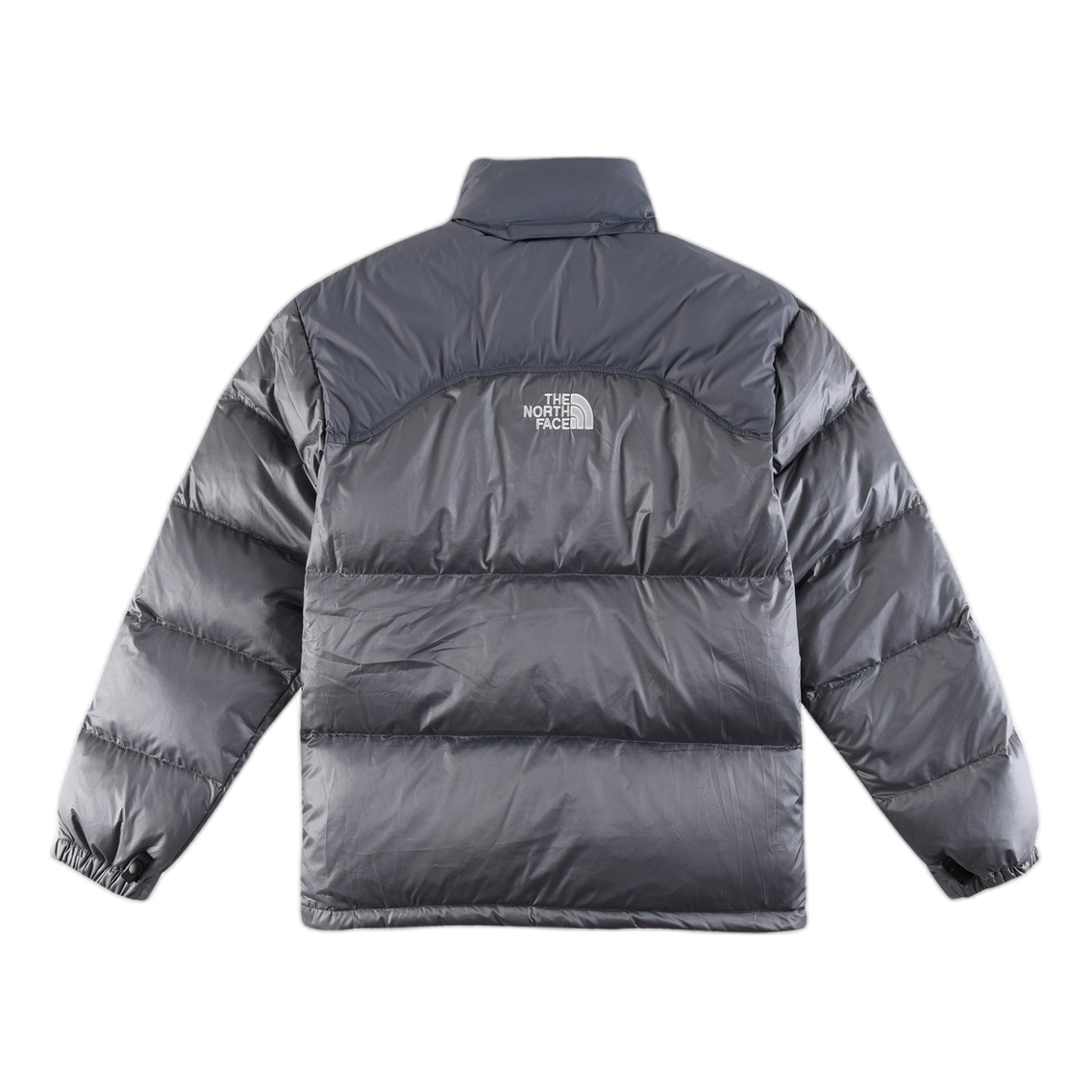 The North Face Contrast-Panel Puffer Jacket – Stand Collar