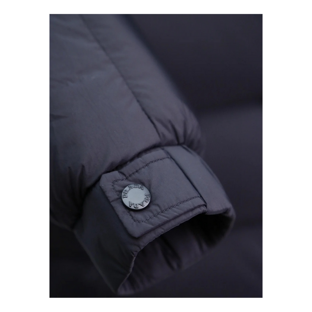 Prada Hooded Puffer Jacket – Sleeve Pouch Detail